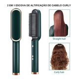 Cepillo Alisador De Pelo Profesional Bivolt 200°c Brush Gre