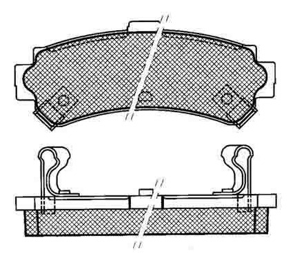 Pastillas Freno Para Nissan Almera 1.4 - 1.6 - 2.0 2000/ Tra Foto 4