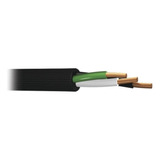 Cable Uso Rudo 2x10 Color Negro 25 Metros Indiana