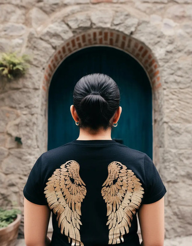 Playera Mujer 100% Algodón Con Aplicación Lentejuela