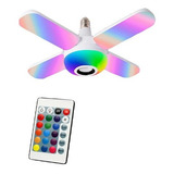 Foco Bocina Reproductor Plegable Control Rgb De 48w Bl-024