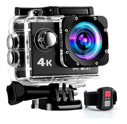 Camara Deportiva 4k Ultra Hd Wifi Sumergible Gopr Control 