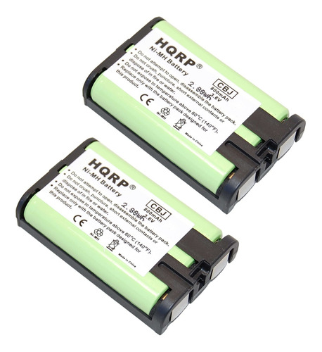 2 Bateria P/ Panasonic Hhr-p107 Hhr-p107a Kx-tga301 Kx-tga35