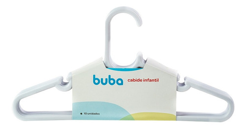 Kit 10 Cabides Infantil De Criança Rosa Azul Branco Da Buba