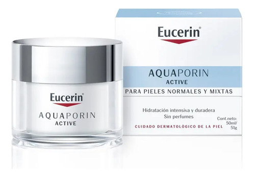 Eucerin Aquaporin Crema Hidrat P. Normal-mix X 50 Ml.