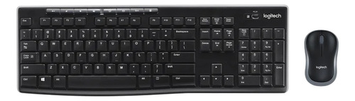 Kit Teclado Y Mouse Inalambrico Oficina Mk270 Logitech