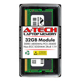 Memoria Ram A-tech, 32 Gb, Sodimm, Ddr5, 3800 Mhz, Cl40