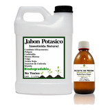 Jabon Potasico 1 Litro Y 250 Ml De Aceite De Neem Puro  