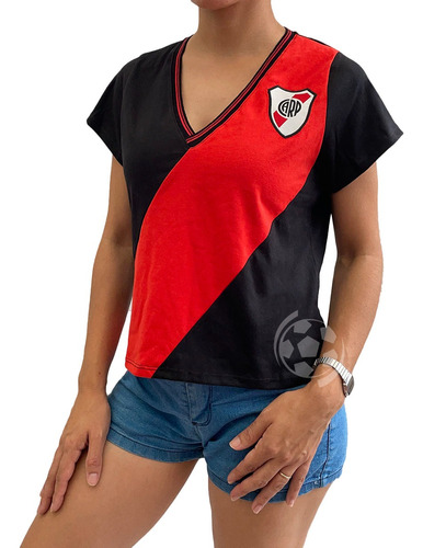 Remera River Plate De Mujer Con Licencia Oficial  