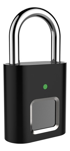 Mini Candado Biométrico Led Con Huella Digital
