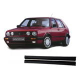 Estribos De Vw Golf Git Jetta A2 91-92 Con Tapitas Par Mk2