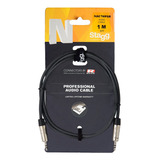 Cable Miniplug Estéreo De 1 Mt - Neutrik - Stagg Profesional