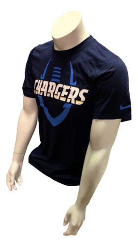 Nike Dri Fit Men's La Chargers Football Navy Short Sleev Eep