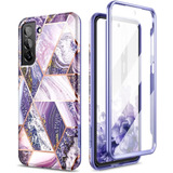 Funda Completa Para Samsung Galaxy S21 Fe - Marmol Violeta