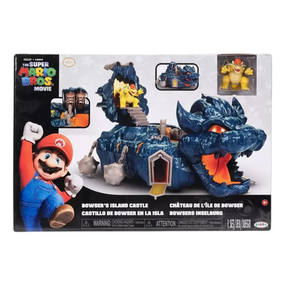 Playset Castillo Isla De Bowser Nintendo Super Mario Bros Color Azul | Meses sin interés