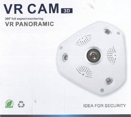 Camara Wifi Ip Panorámica 360°  Interior 5mp