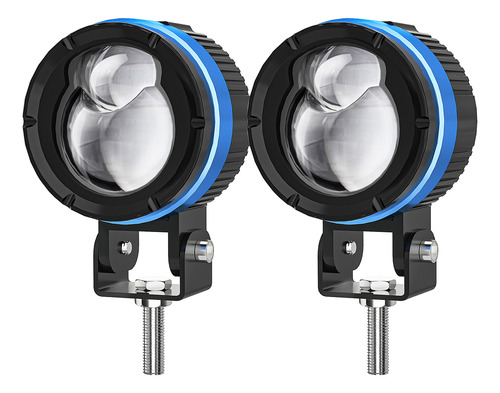 Faros Led Moto 90w Blanco/ámbar.modos Luz Proyectora Reemp