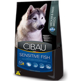 Alimento Para Perro Cibau Sensitive Fish Medium Maxi 12kg Np