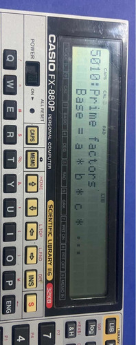 Calculadora Fx 880p Con Tapa Y Tabla Plastificada