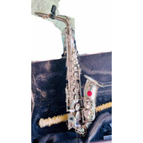 Saxofón Alto Silvertone Plateado
