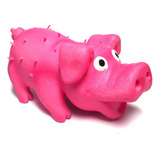 Perro De Látex Squeaky Chew Toy Mini Cerdo Rosa 3.9  Para Pe