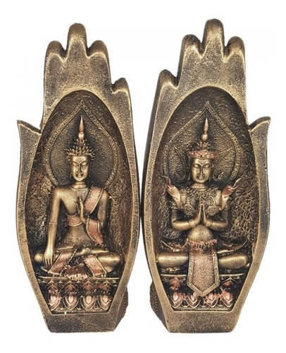 Buda Hindu Mão Esotérico Imagem Estátua Resina Sidarta 