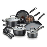 T-fal Signature Antiadherente Cookware Set 12 Piece Pots And