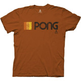 Ripple Junction Atari Pong Logo Adulto Camiseta Pequeño Anar