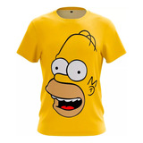 Remeron Oversize Unisex Estampado Frente Y Espalda Homero