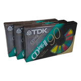 Cassette Cromo 90' Original X 3 Unidades  - Tdk Cding2