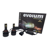 Focos Led Tricolor Evolum Flame 9005-hb3 14000 Lumenes 50w