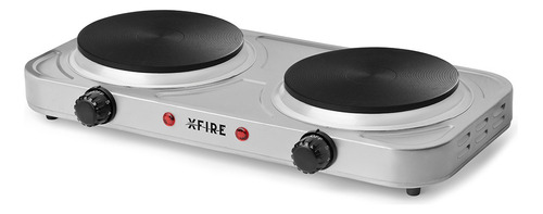 Fogão Cooktop Elétrico 2 Bocas Xfire 2000watts 127v Prateado