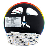 Fita Led Ws2811 5m Endereçavel 300 Leds Ip20 + Controladora