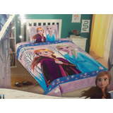 Plumón Y Sabanas Disney Reversible Frozen 1,5 Algodon