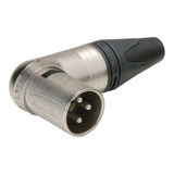 Ficha Conector Canon Xlr Macho 90° Cable Neutrik Nc3mrx Ntk