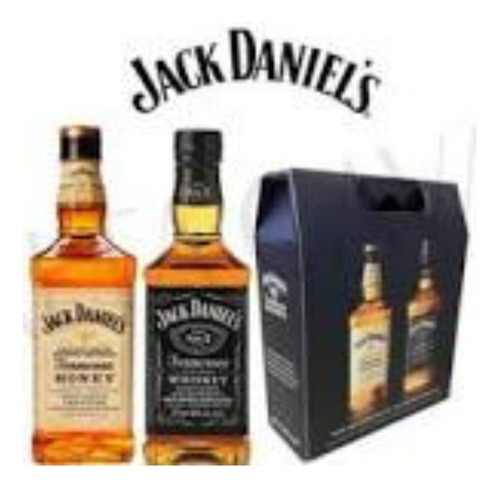 Pack Jack Daniels, N°7 + Honey. 1 Lt C/u