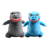 2 Piezas Godzilla Muñeca Dinosaurio Monstruo Peluche Juguete