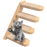 Skywin Cat Steps - Escaleras De Pared De Madera De Goma Maci