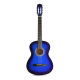 Guitarra Acústica Femmto Cg001 Cg001 Para Diestros Azul Madera Dura Laca