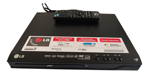 Dvd Player LG 2602   Cd, Usb, Divx Novo Lacrado, Supervideo