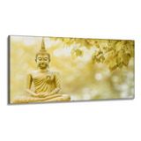 Quadro Decorativo Buda Celestial 130x60em Tecido Canvas