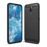 Funda Tpu Fibra Carbono Para Nokia 2.3