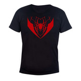 Remera Niños Algodón Spiderman Miles Morales Hombre Araña