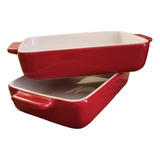 Set De 2 Refractarias Rojas Para Transformar Tu Cocina