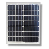 Panel Solar Monocristalino 20w 12v Hissuma 3c