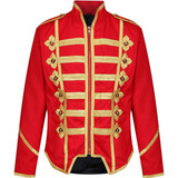 Gothic Steampunk Military Uniform Drummer Parade Jacket