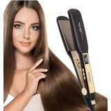 Plancha De Cabello Profesional Titanio - Cerámica P/keratina Color Dorado