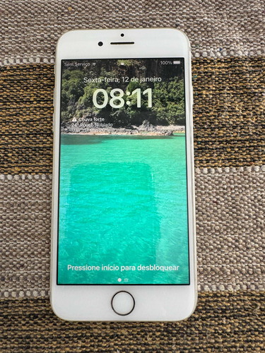 Celular iPhone 8. 64 Gb Branco Super Conservado