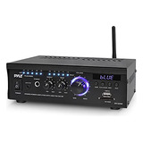 Amplificador Estéreo De Casa - Pyle Bluetooth - 2x120w -