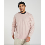 Gymshark Rest Day Sweats Long Sleeve T-shirt - Dusty Taupe 